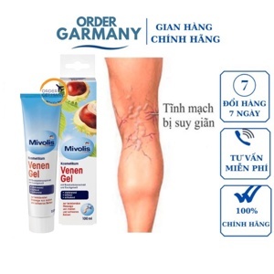 Gel trị suy giãn tĩnh mạch Venen Gel Das Gesunde Plus