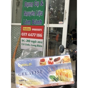 Gelatin lá Ewald hộp 1kg