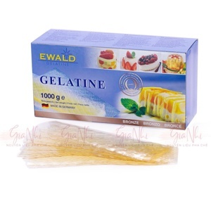 Gelatin lá Ewald hộp 1kg