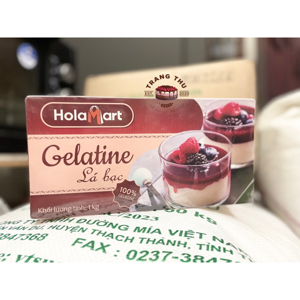 Gelatine lá nhãn bạc (1kg)