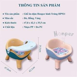 Ghế ăn dặm điều chỉnh độ cao Honper