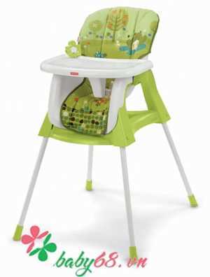 Ghế ăn Fisher Price cho bé kết hợp xích đu