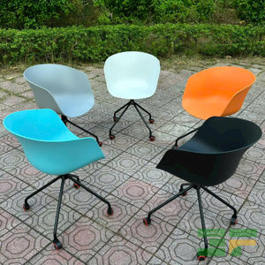 Ghế cafe xếp ngọn lưng nhựa GCF067