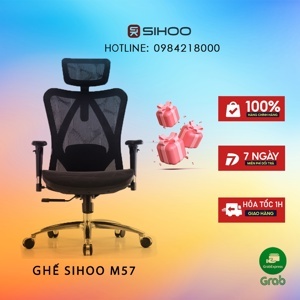 Ghế công thái học Sihoo M57B