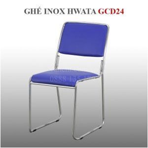 Ghế dựa inox Hwata cố định mặt simili GCD24