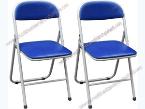Ghế gấp inox đệm Hòa Phát PVC-G03