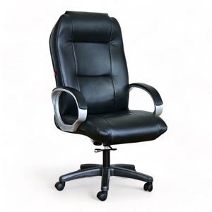 Ghế giám đốc lưng nệm cao chân nhựa HOM1034-02