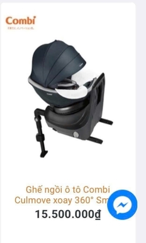 Ghế ngồi ô tô Combi Culmove xoay 360°