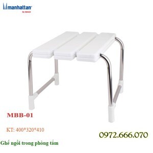 Ghế ngồi phòng tắm nhập khẩu manhattan MBB-01