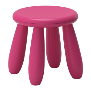 Ghế nhựa Mammut Ikea (không tựa)