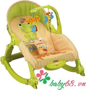 Ghế rung Fisher Price T2518 (rung & bập bênh, Newborn-To-Toddler Rocker)