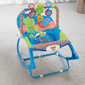 Ghế rung Fisher Price X7033 Infant to Toddler Rocker, Snails