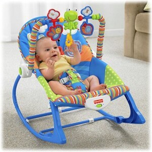 Ghế rung Fisher Price X7033 Infant to Toddler Rocker, Snails