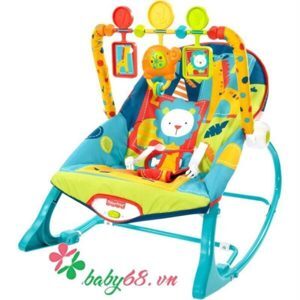 Ghế rung Fisher Price X7046 Safari Pattern