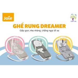 Ghế rung trẻ em Joie Dreamer Flowers Forever