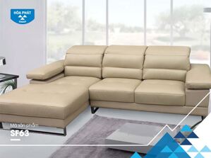 Bộ  Ghế Sofa da Hòa Phát SF63 - góc