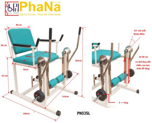 Ghế tập cơ đùi sắt lớn - PN03SL