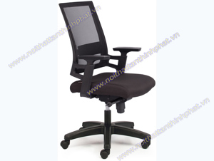 Ghế văn phòng chân xoay tay liền lưng M1085-03