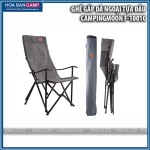 Ghế xếp dã ngoại lưng cao Campingmoon F-1001C