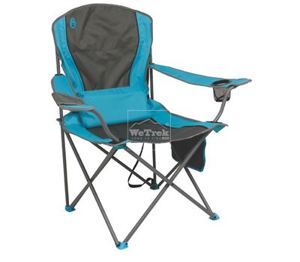 Ghế xếp tay tựa có đệm lưng Coleman Lumbar Quad Chair 2000019207 - Xanh Dương