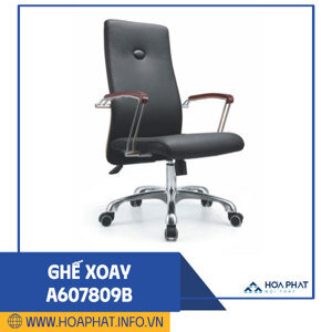 Ghế xoay đệm da A607809B