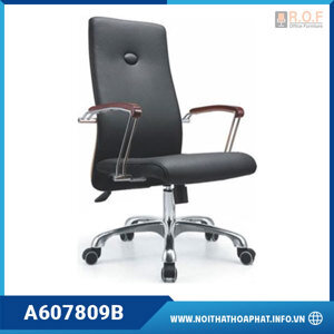 Ghế xoay đệm da A607809B