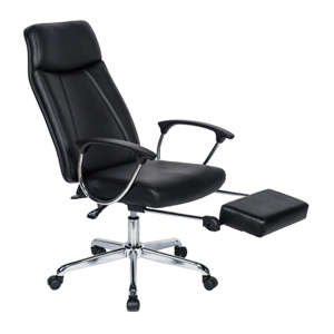 Ghế xoay giám đốc đệm tựa bọc da thật SG921
