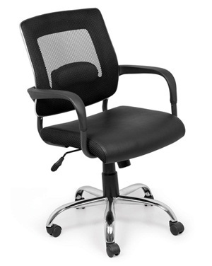 Ghế xoay lưng lưới chân mạ GX209B-M