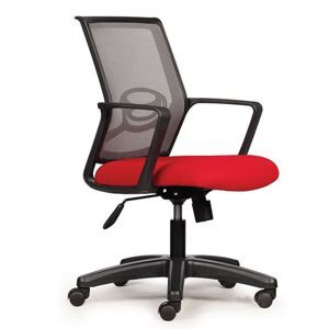 Ghế xoay văn phòng lưng lưới chân nhựa HOM1041-01