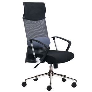 Ghế xoay văn phòng lưng lưới có tựa đầu HOM1014-01