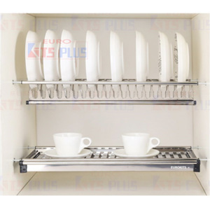 Giá bát cố định 2 tầng chữ V Eurokit GK12.80