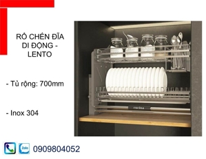Giá bát di động Hafele 700mm 504.76.135