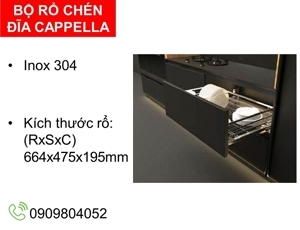Giá bát đĩa đa năng Hafele Cucina Cappella 549.08.005