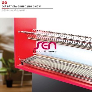 Giá bát đĩa định dạng chữ V – GD.1000