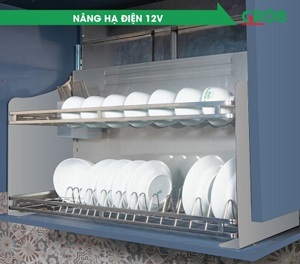 Giá bát đĩa nâng hạ điện Grob GVE304-180