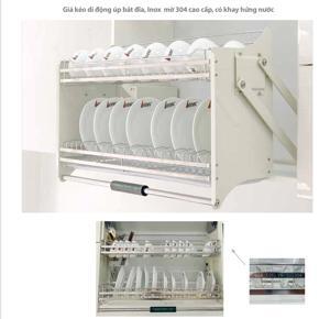 Giá bát đĩa nâng hạ Edel AC160S*6