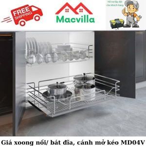 Giá bát đĩa, xoong nồi Garis MD04V