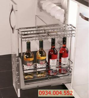 Giá chai lọ gia vị inox nan Garis GK02.20E