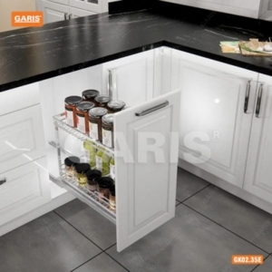 Giá chai lọ gia vị inox nan Garis GK02.20E