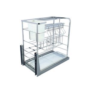 Giá dao thớt inox mạ crom BS300D