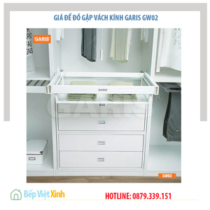 Giá để đồ gập Garis GW02 vách kính