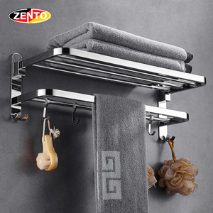 Giá để đồ kết hợp treo khăn inox Zento HA4650