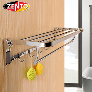 Giá để đồ kết hợp treo khăn inox Zento HA4646