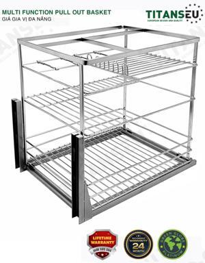 Giá để gia vị dao thớt inox KT 400