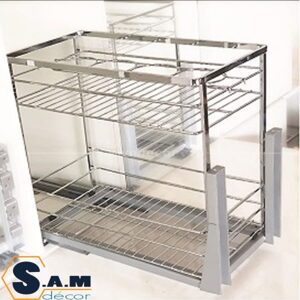 Giá để gia vị inox 304 mạ mờ Huge H-GV1335