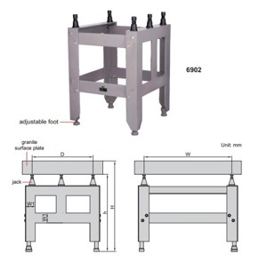 Giá đỡ cho bàn map – bàn rà chuẩn Insize 6902-161A