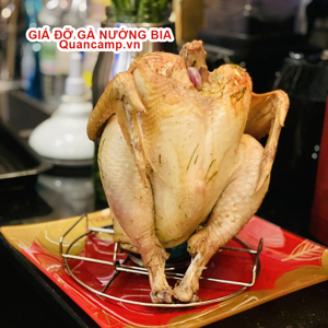Giá đỡ gà nướng bia Campingmoon BBQ-19