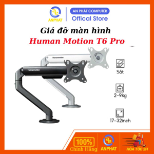 Giá đỡ màn hình đôi Human Motion T6 Pro Dual (17-32 inch)