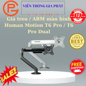 Giá đỡ màn hình đôi Human Motion T6 Pro Dual (17-32 inch)