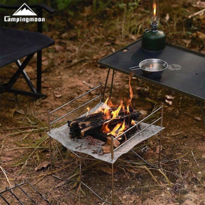 Giá đốt củi dã ngoại gấp gọn Campingmoon Solo-202